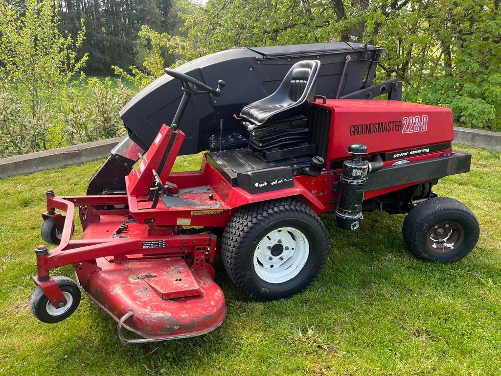 Tracteur tondeuse 4x4 Diesel Toro Groundmaster 223-D, Jardin & Terrasse, Tondeuses autoportées, Enlèvement