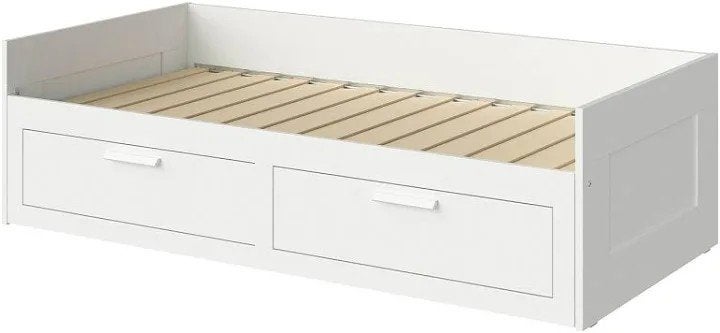 Ikea 1persoonsbed (ZWART) uitschuifbaar 2e bed, Huis en Inrichting, Ophalen, Zwart