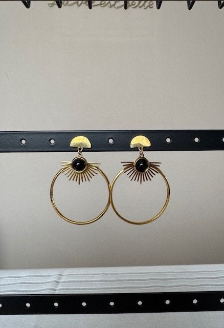 Goudkleurige oorbellen, Handtassen en Accessoires, Oorbellen, Ophalen of Verzenden, Goud