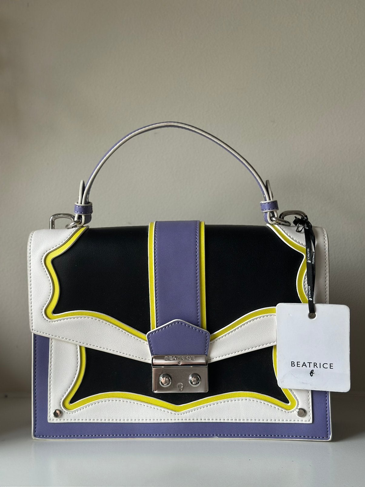 Exclusieve Beatrice design handtas | Zo goed als nieuw, Ophalen of Verzenden, Zo goed als nieuw, Wit, Handtas