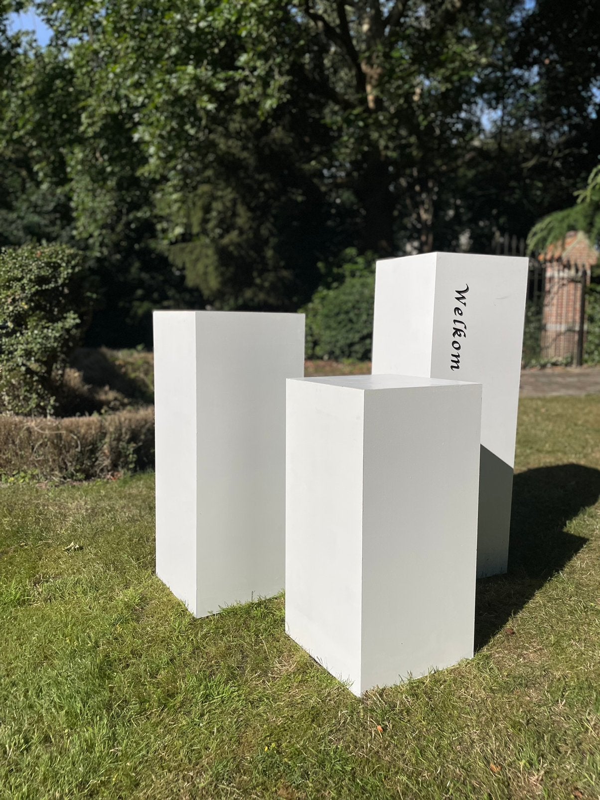 Pilaren voor trouw of decoratie. Meerdere stuks beschikbaar, Ophalen, Zo goed als nieuw