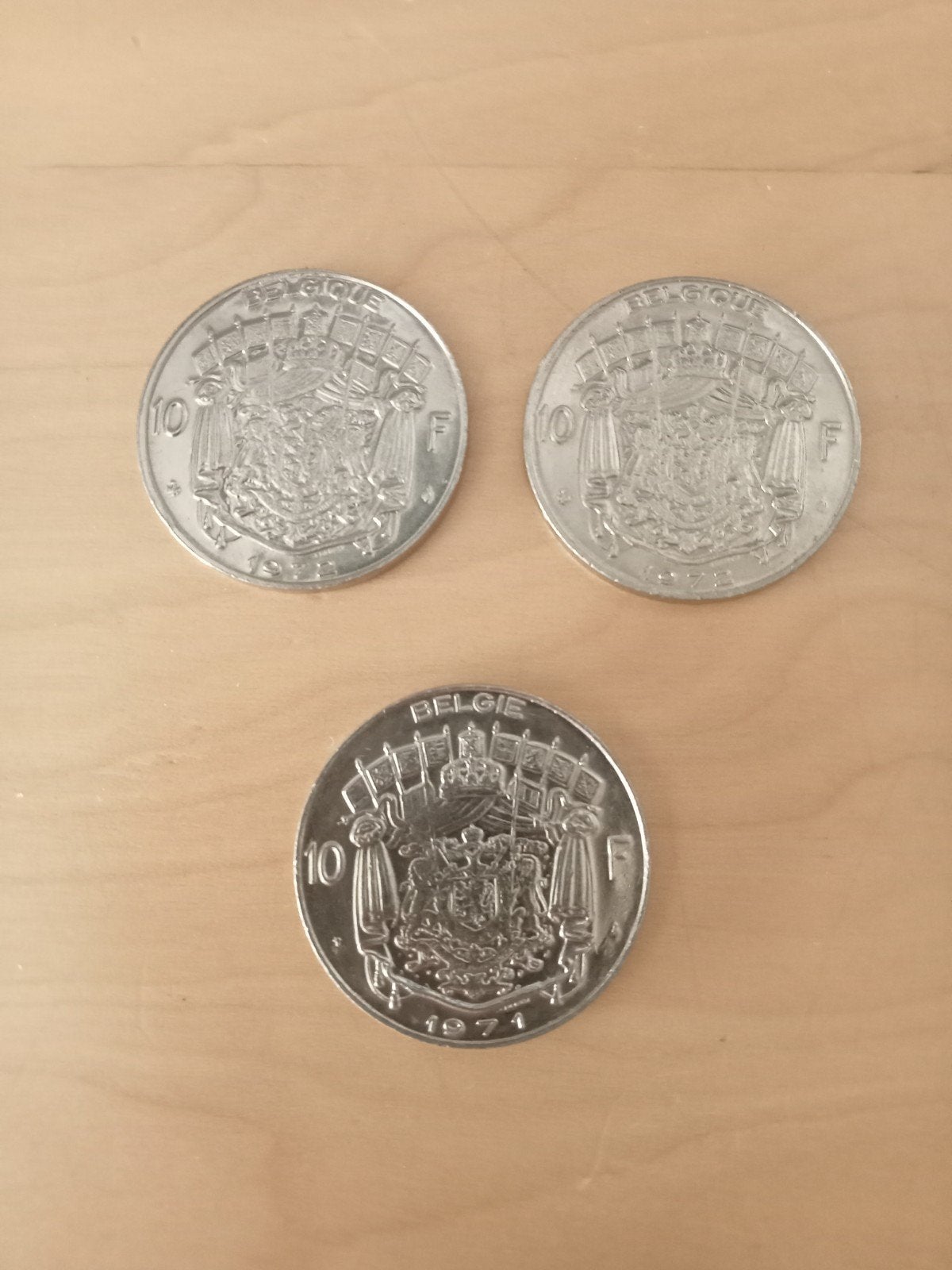 10 frank België, Ophalen, België