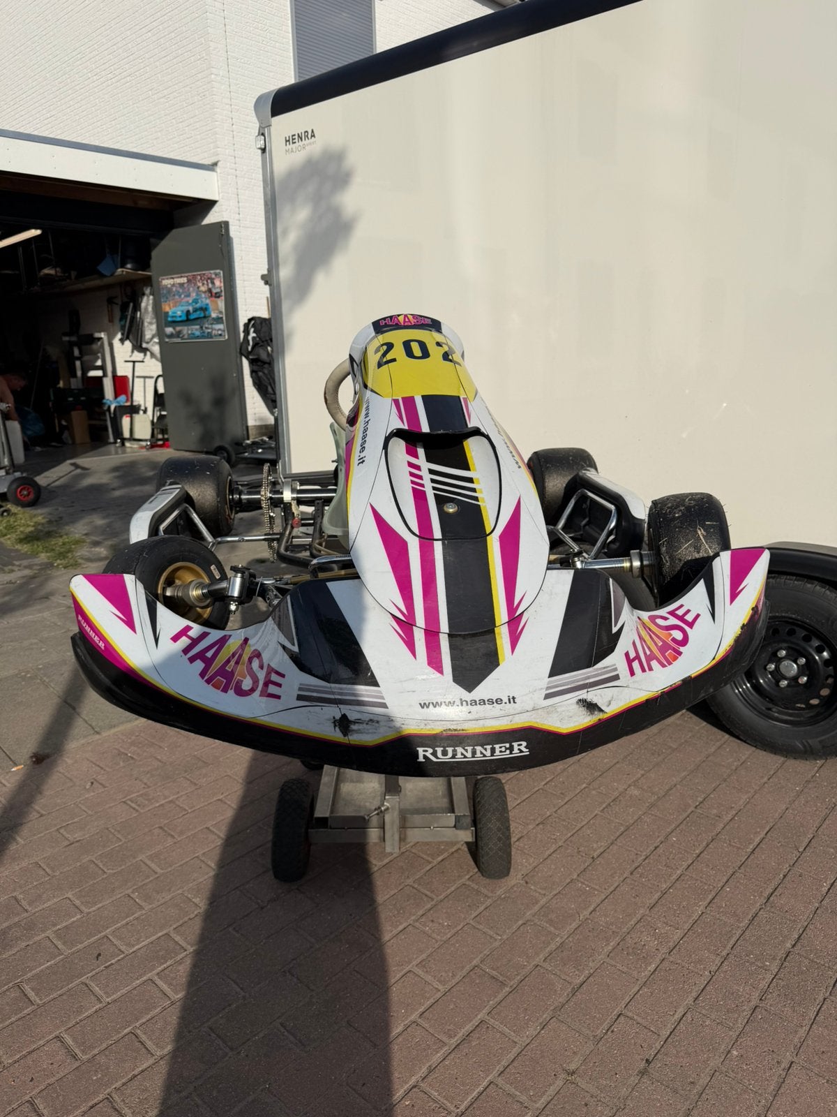 Châssis Haase Kart — année de construction 2024, Sports & Fitness, Karting, Enlèvement, Comme neuf, Kart