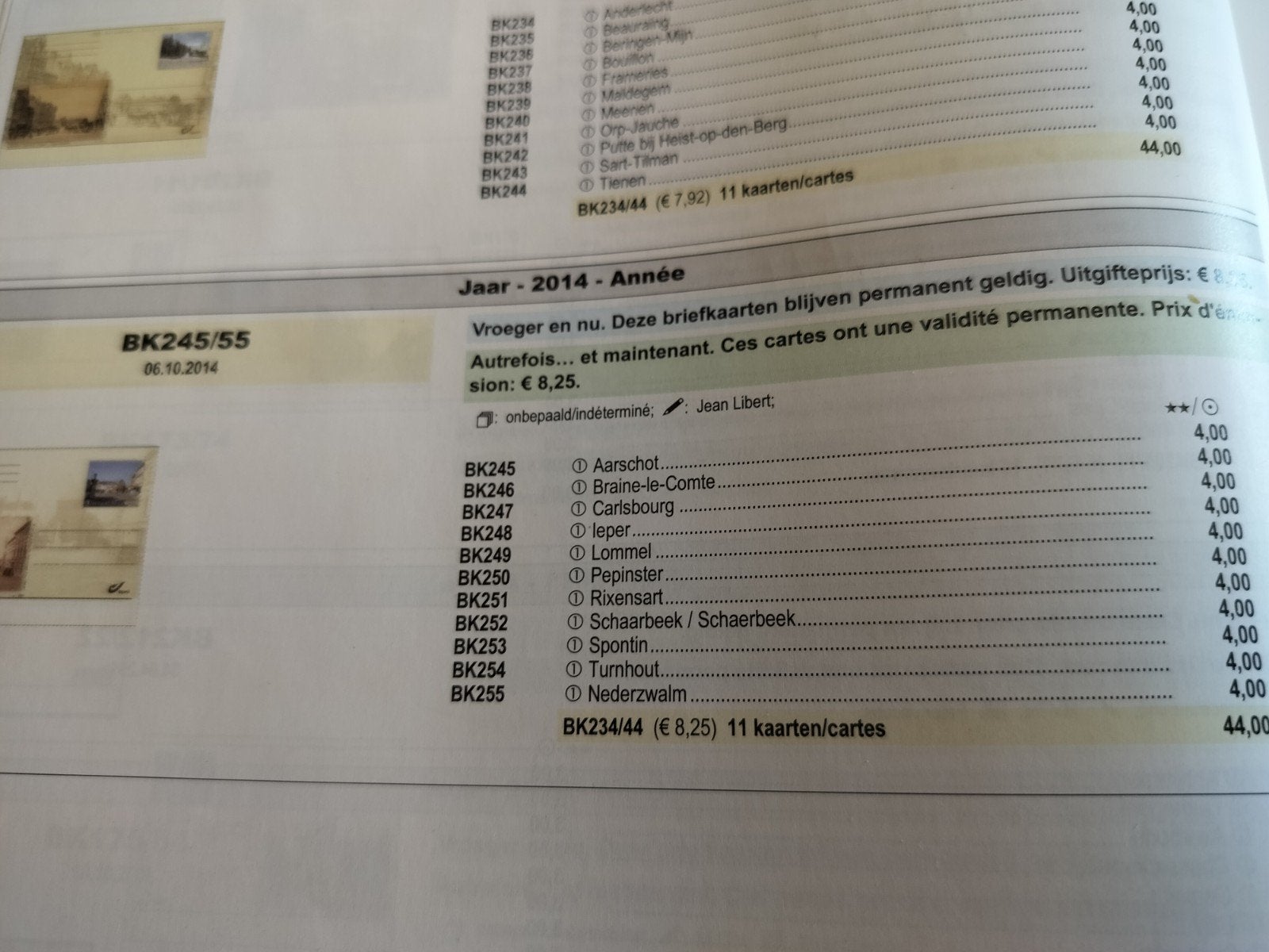Gezocht 1 stel Briefkaarten B245/255 in nieuwe staat, Postzegels en Munten, Postzegels | Europa | België, Ophalen of Verzenden