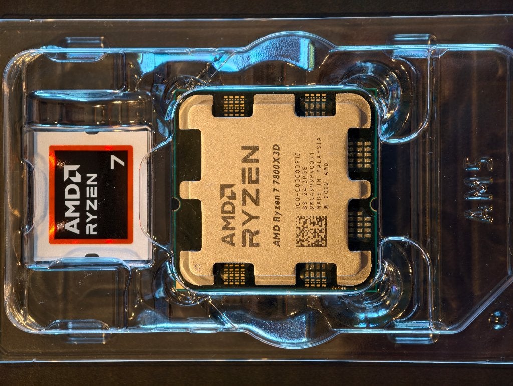 AMD Ryzen 7 7800X3D (4,2 GHz), Computers en Software, Processors, Zo goed als nieuw, AMD Ryzen 7, 4 Ghz of meer, Socket AM5