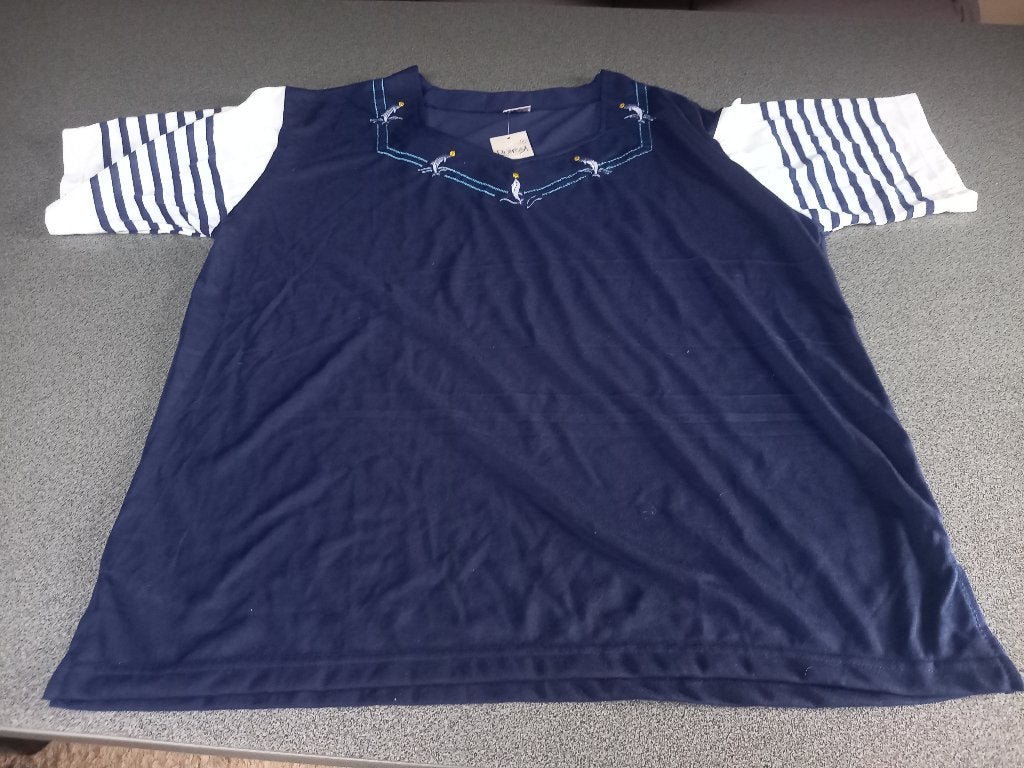 T shirt. XXL.Nieuw, Kleding | Dames, Grote Maten, Ophalen of Verzenden, Nieuw, Blauw, Shirt of Top