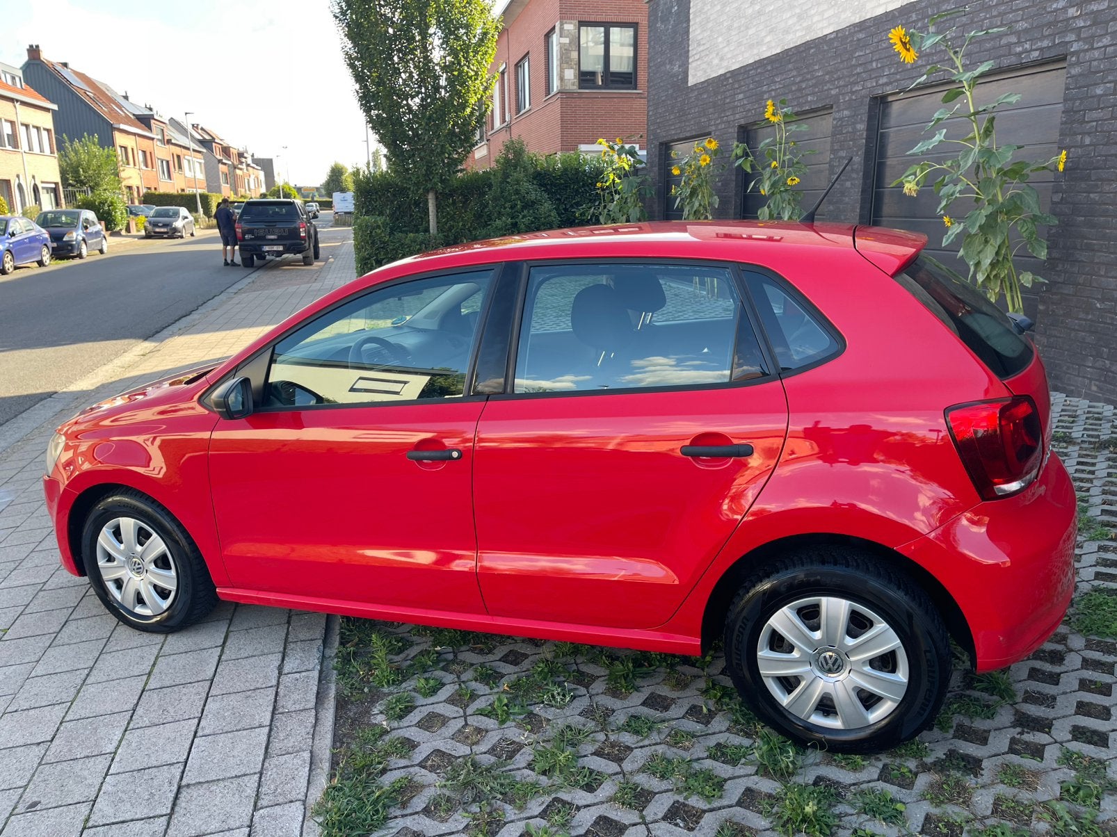 Volkswagen Polo 1.2i benzine, Autos, Volkswagen, Rouge, Euro 5, Achat, Boîte manuelle