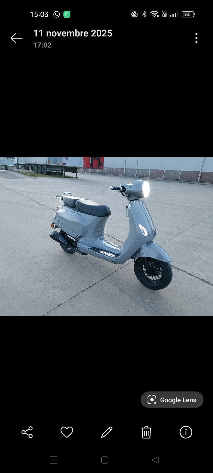 Neco Azzuro 50 cc classe B, Vélos & Vélomoteurs, Scooters | Marques Autre, 49 cm³, Classe B (45 km/h), Enlèvement, Utilisé