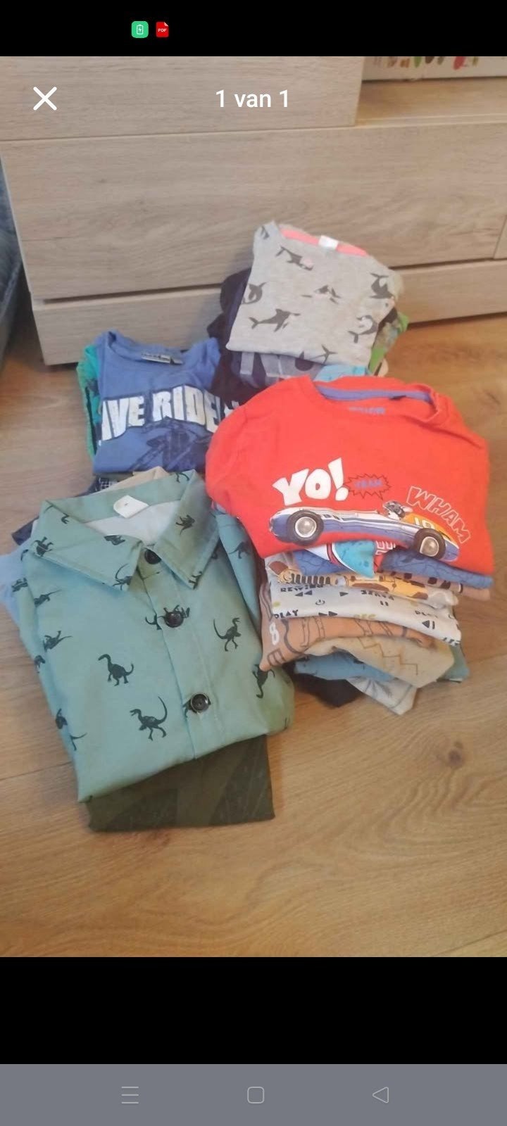 T-shirt,/polo's marcellekes maat 104, Ophalen