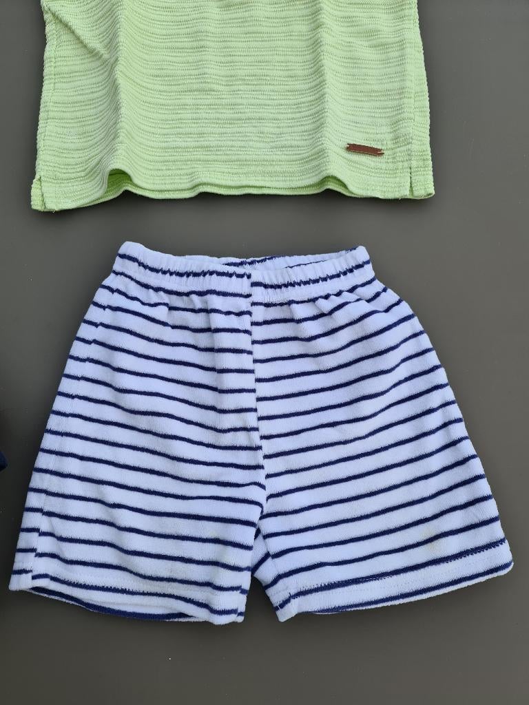 wit met blauwe strepen korte broek, CA, 110, Kinderen en Baby's, Kinderkleding | Maat 110, Ophalen, Zo goed als nieuw, Broek