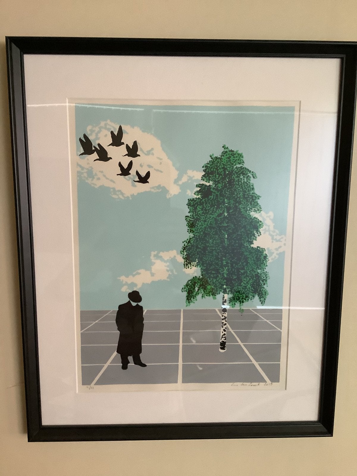Force of Nature, linosnede van Luc Van Loock, 2019, Antiquités & Art, Art | Lithographies & Sérigraphies, Linogravure, Édition limitée