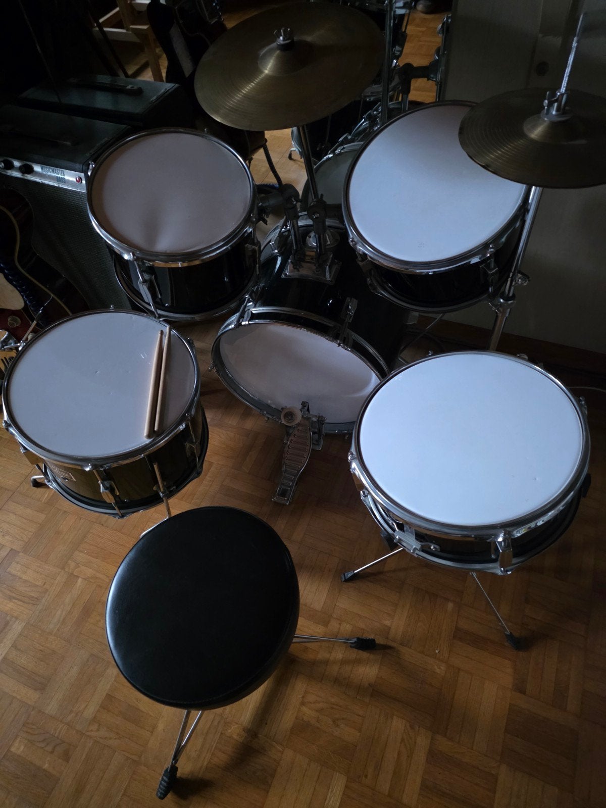 Kinder drumstel, Muziek en Instrumenten, Ophalen, Gebruikt