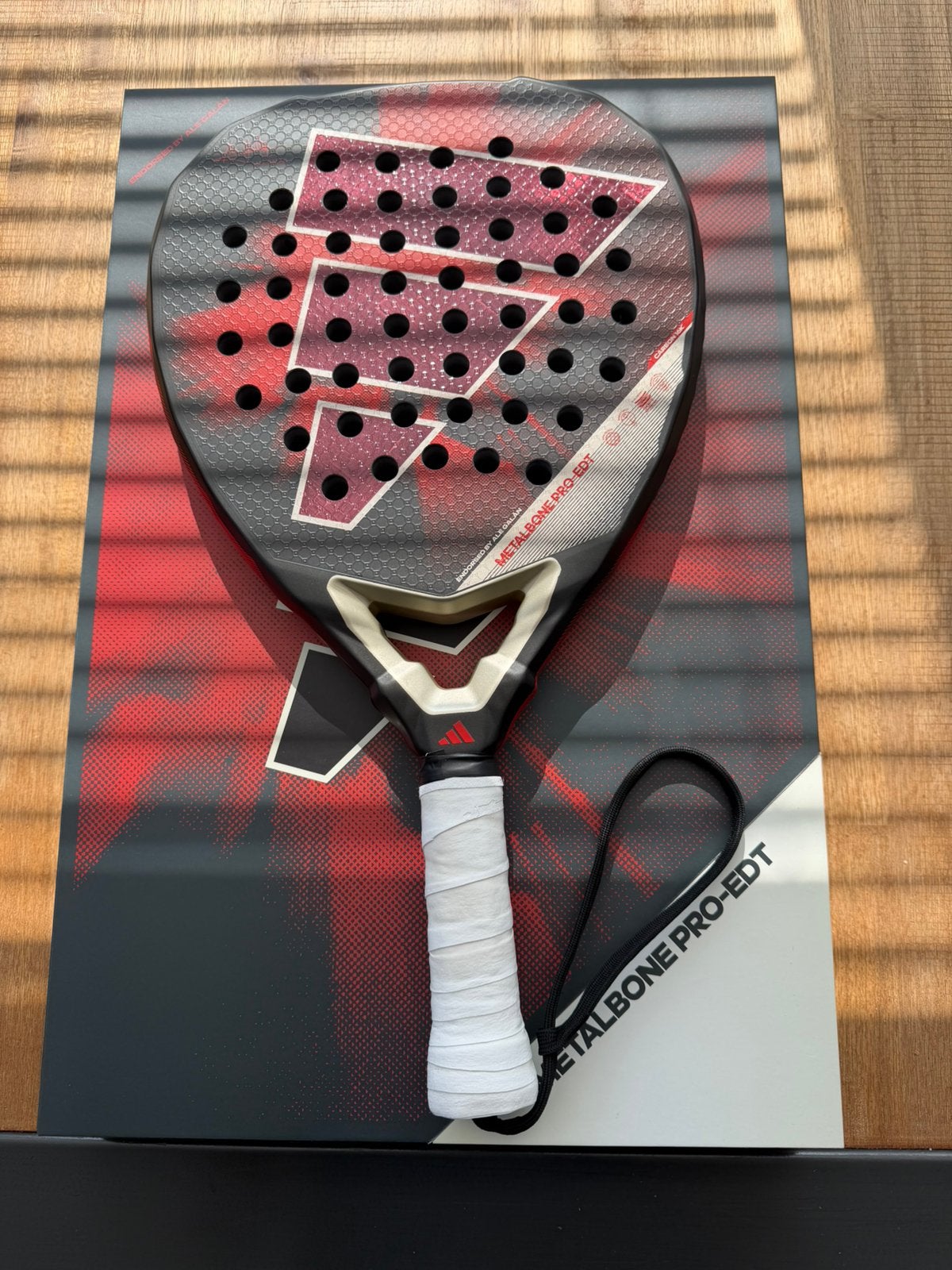 Adidas Metalbone Pro edt, Sport en Fitness, Ophalen of Verzenden, Zo goed als nieuw, Padelracket