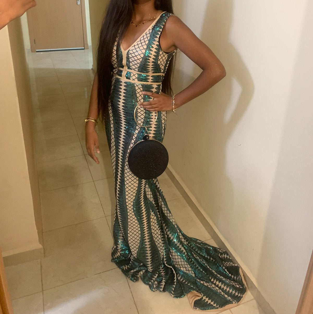 Robe de soirée, Vêtements | Femmes, Robe de gala, Enlèvement ou Envoi, Taille 36 (S), Vert