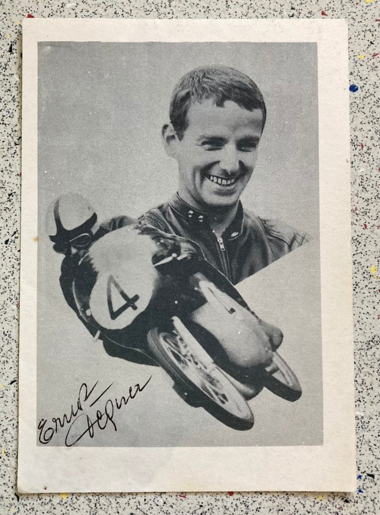 Ernst Degner motorcoureur foto, Boeken, Verzenden, Gelezen, Algemeen