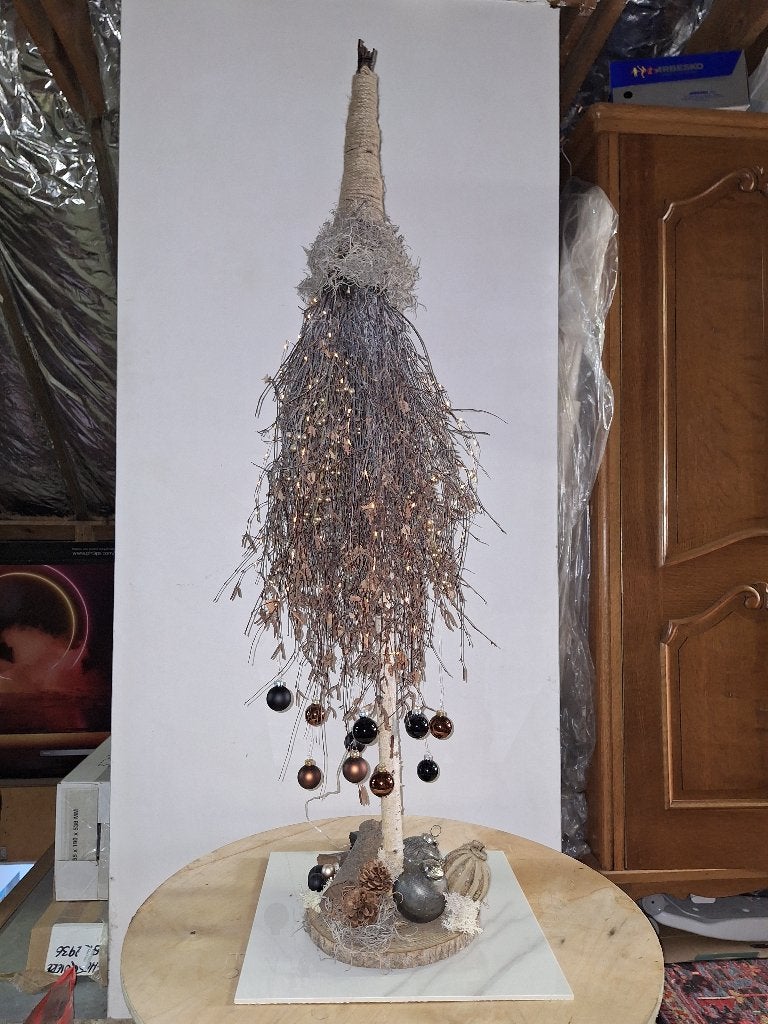 Kerstboom inclusief verlichting, Ophalen, Gebruikt