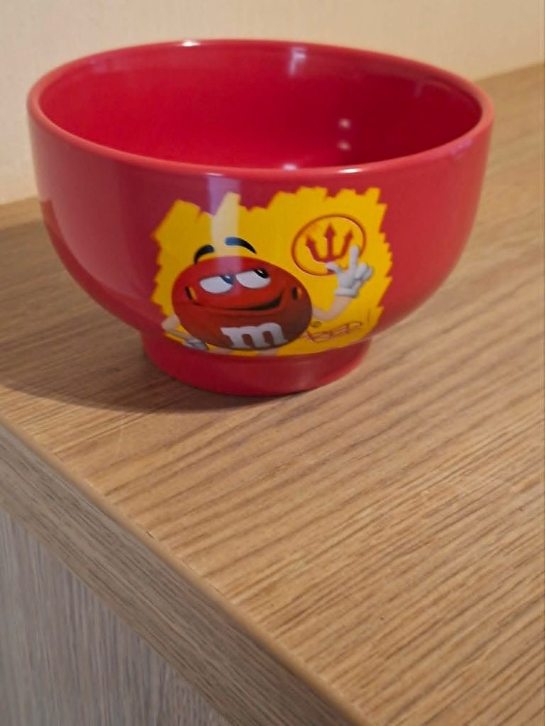M&M's Rode Duivels kom, Ophalen of Verzenden, Gebruikt, Overige typen