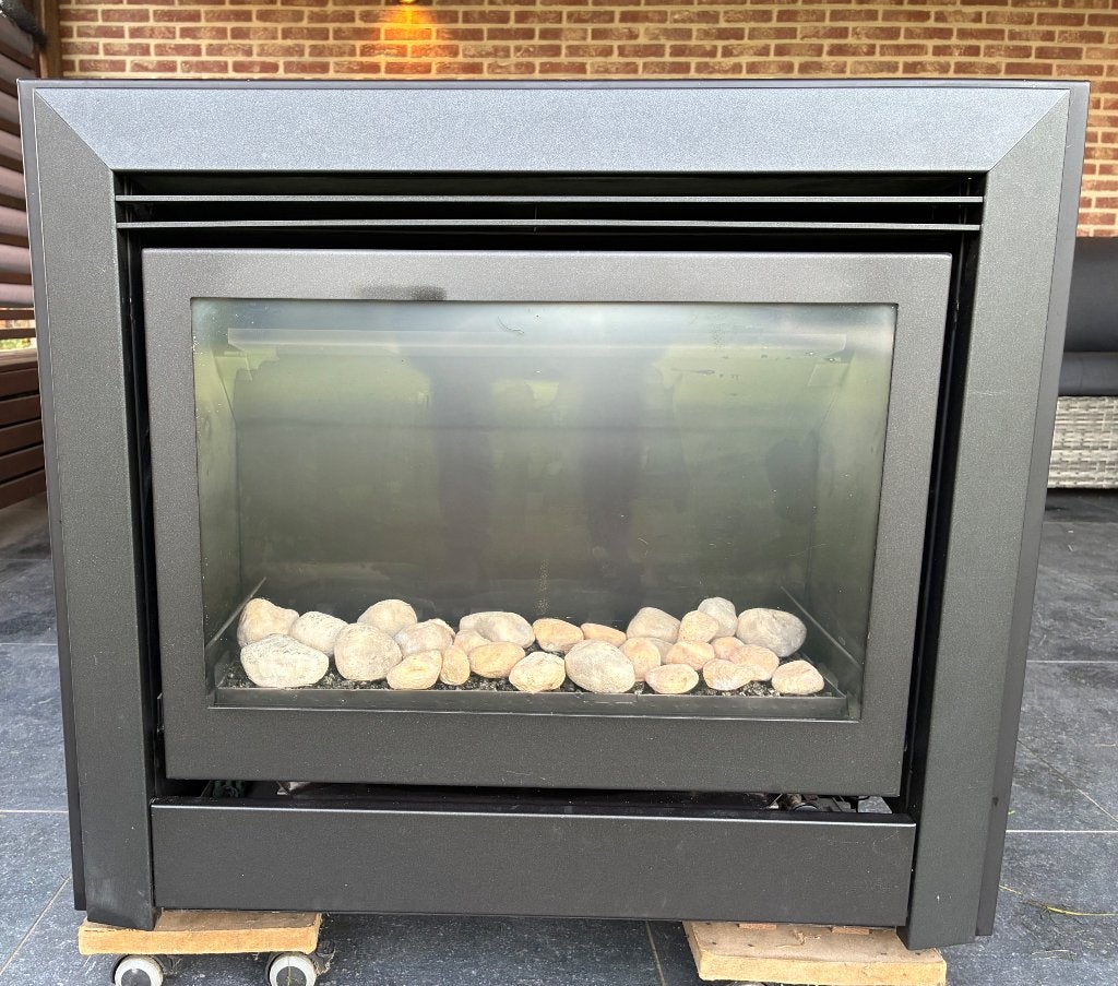 Well Straler inbouw gashaard op aardgas, 8 kW., Enlèvement, Comme neuf, Encastré, Cheminée au gaz