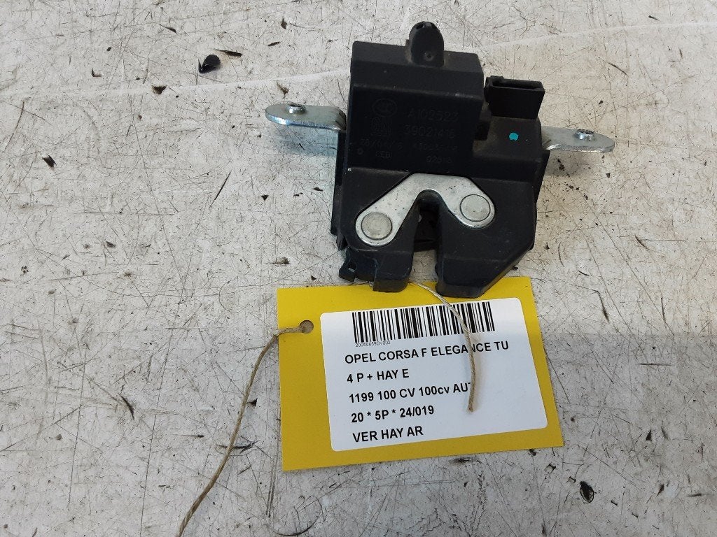 SERRURE COFFRE Opel Corsa F (UB / UH / UP) (39021416), Autos : Pièces & Accessoires, Opel, Opel Automobile GmbH, Haillon arrière