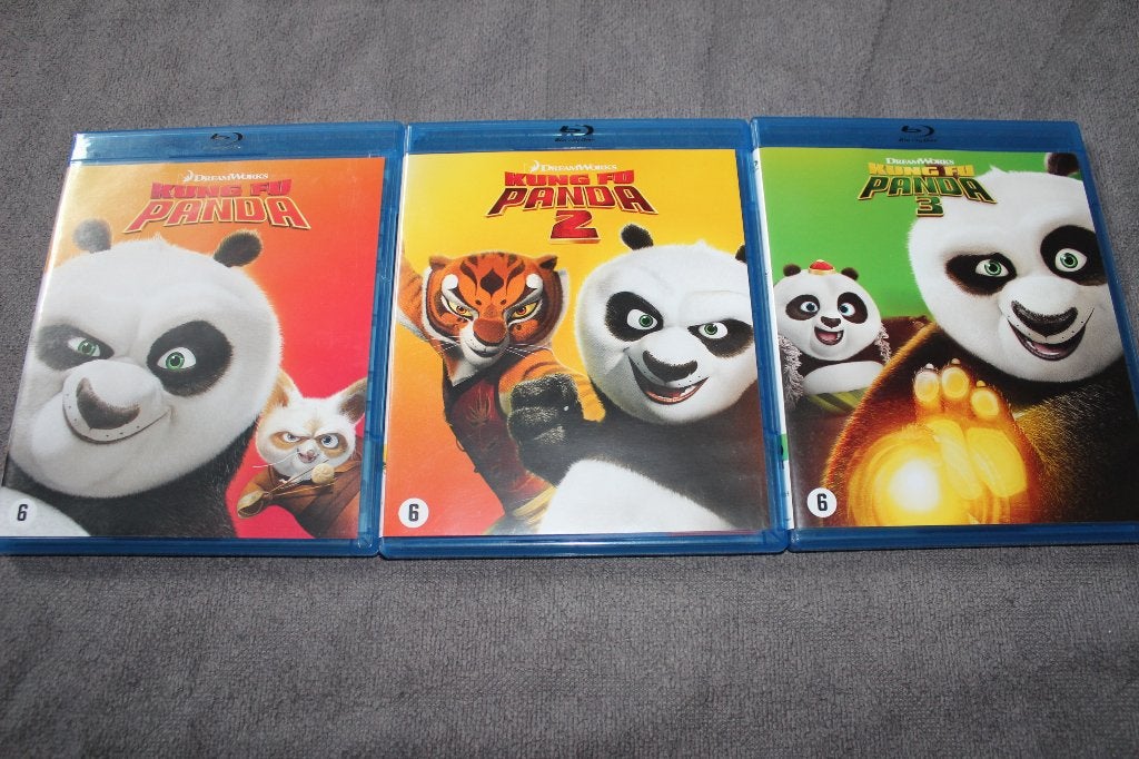 Blu-ray Kung Fu Panda 1, 2 en 3, CD & DVD, À partir de 6 ans, Enlèvement ou Envoi, Dessins animés et Film d'animation, Film