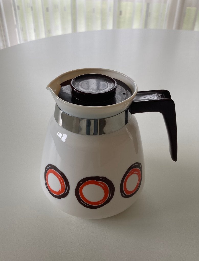 Vintage koffiekan jaren '70 - 1,1 liter, Ophalen, Zo goed als nieuw, Vintage