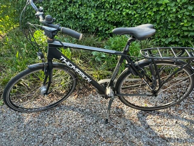 herenfiets, Fietsen en Brommers, Velgrem, Versnellingen, Zo goed als nieuw, 53 tot 57 cm