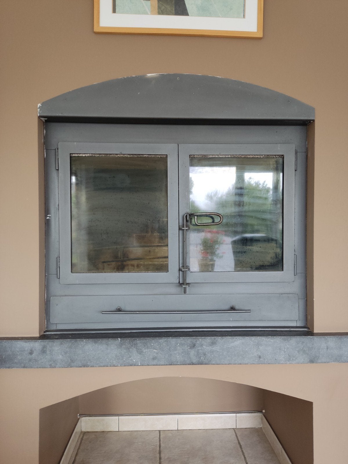 Open haard, Ophalen
