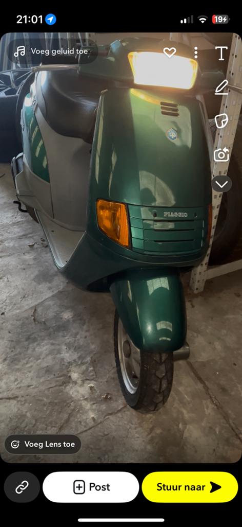 Skipper 125 a1 duits te ruil met snelle 70cc, Fietsen en Brommers, Scooters | Piaggio, Ophalen, Zo goed als nieuw, Zip