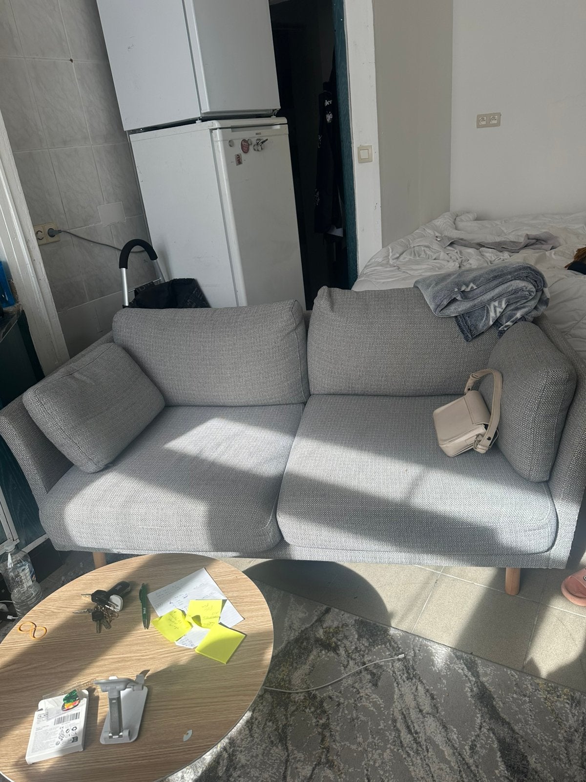 Fauteuil de 3 places en tissus, Enlèvement, Comme neuf, Tissus