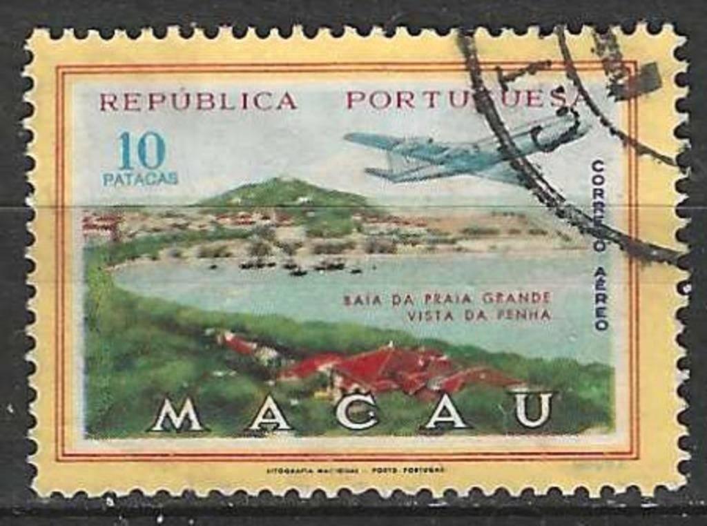Macau 1960 - Yvert 21PA - Landschappen van Macau (ST), Verzenden, Gestempeld