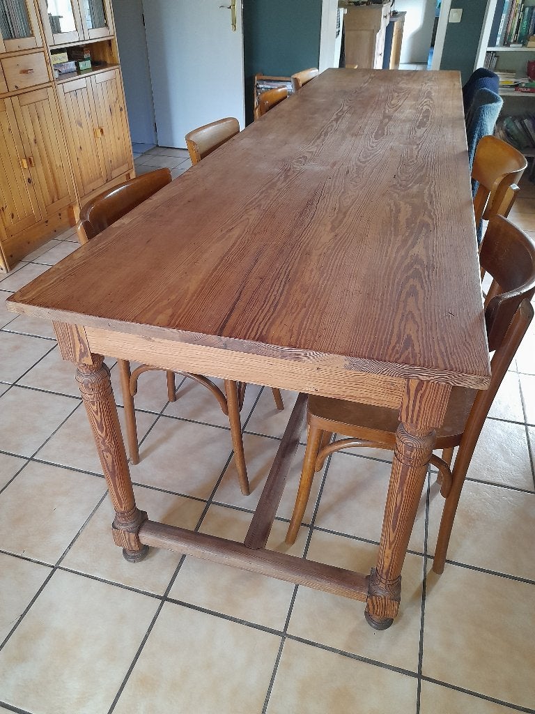 Prachtige  authentieke  kloostertafel, Antiek en Kunst, Ophalen