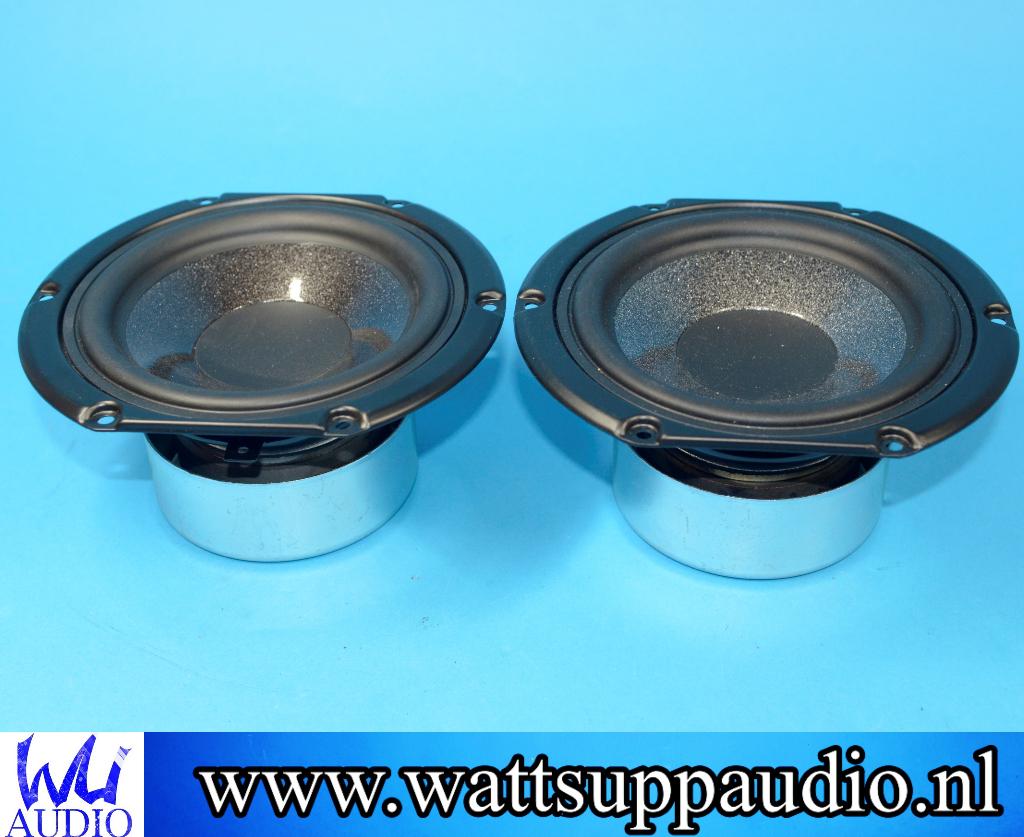 Peerless 830595 13cm / 5.25'' midwoofers / Speakers, Ophalen of Verzenden, Gebruikt, Front, Rear of Stereo speakers