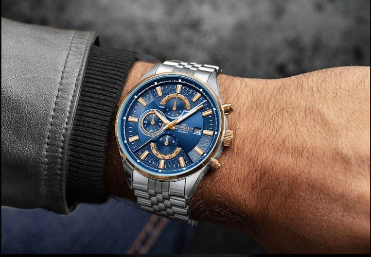 Heren horloge van Rotorcraft nieuw, Bijoux, Sacs & Beauté, Montres | Hommes, Neuf, Autres marques, Enlèvement ou Envoi, Acier
