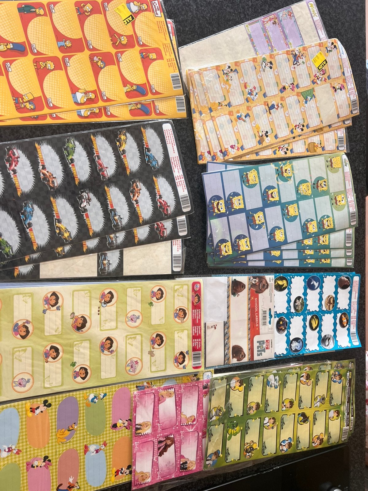 Groot lot etiketten, Divers, Fournitures scolaires, Enlèvement ou Envoi, Comme neuf