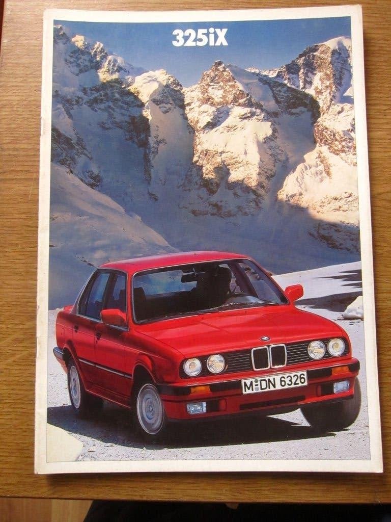 revue voiture BMMW E30 325 ix catalogue, Collections, Revues, Journaux & Coupures, Enlèvement ou Envoi, 1980 à nos jours, Journal ou Magazine