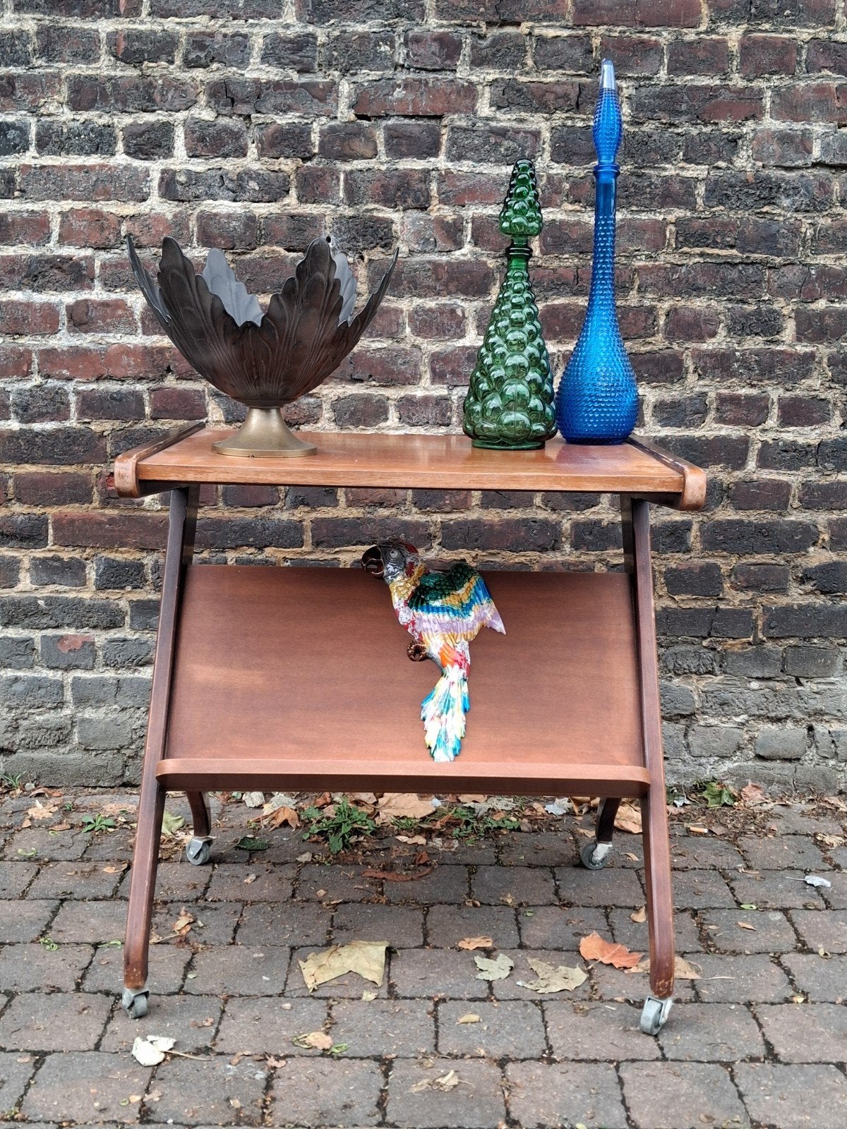 Tv Meubel, elegant Z-frame, jaren 60, Ophalen