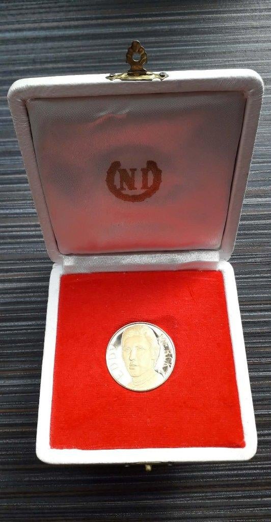 Gouden munt 18 karaat Eddy Merckx, Collections, Articles de Sport & Football, Utilisé, Autres types, Enlèvement ou Envoi