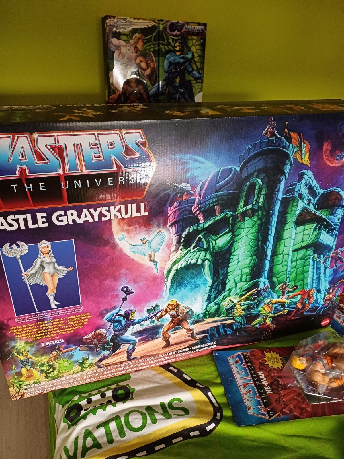 Castle grayskull masters of the universe, Ophalen