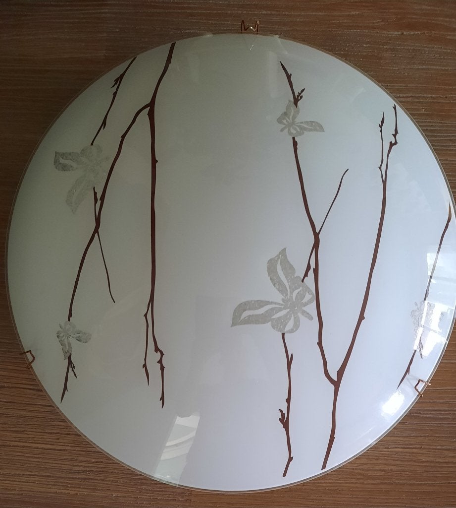 Plafonnier papillon, Moderne, Verre, Utilisé, 30 cm