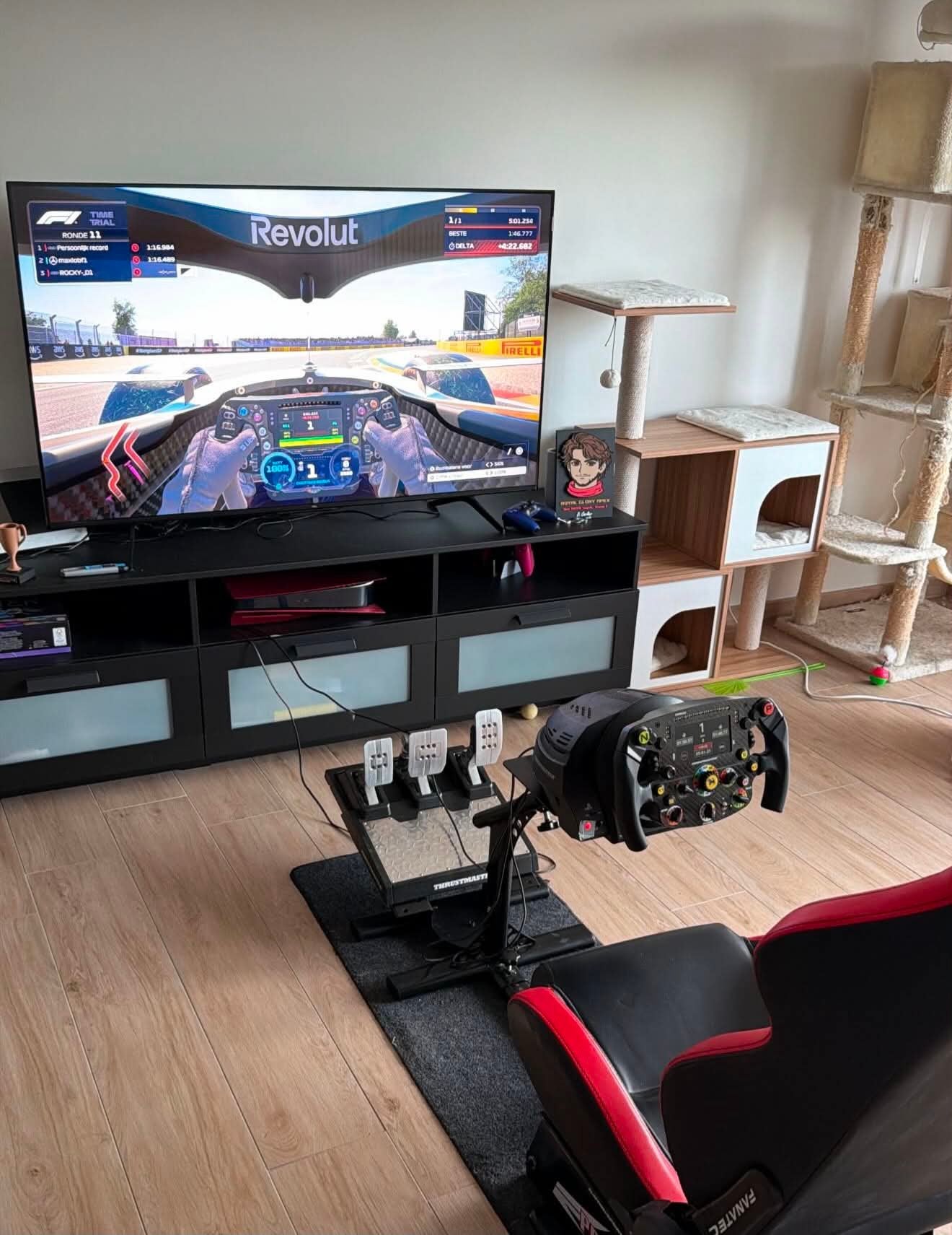 Playseat racing seat plus trustmaster t300wheelbase, pedals, Games en Spelcomputers, Spelcomputers | Sony Consoles | Accessoires