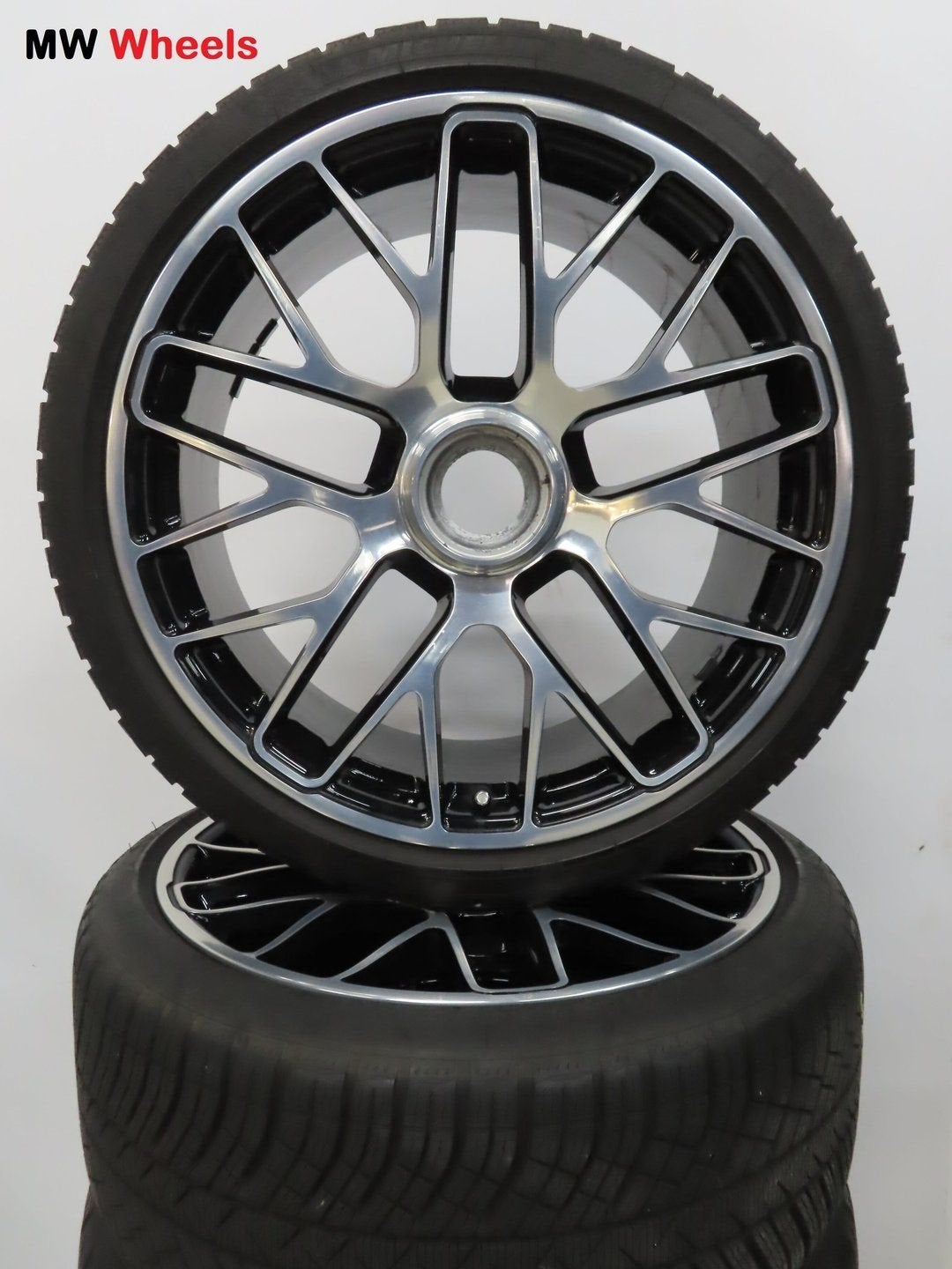 Porsche Originele 20 inch 911 991 velgen Turbo winterbanden, Pneus et Jantes, Véhicule de tourisme, -, Utilisé