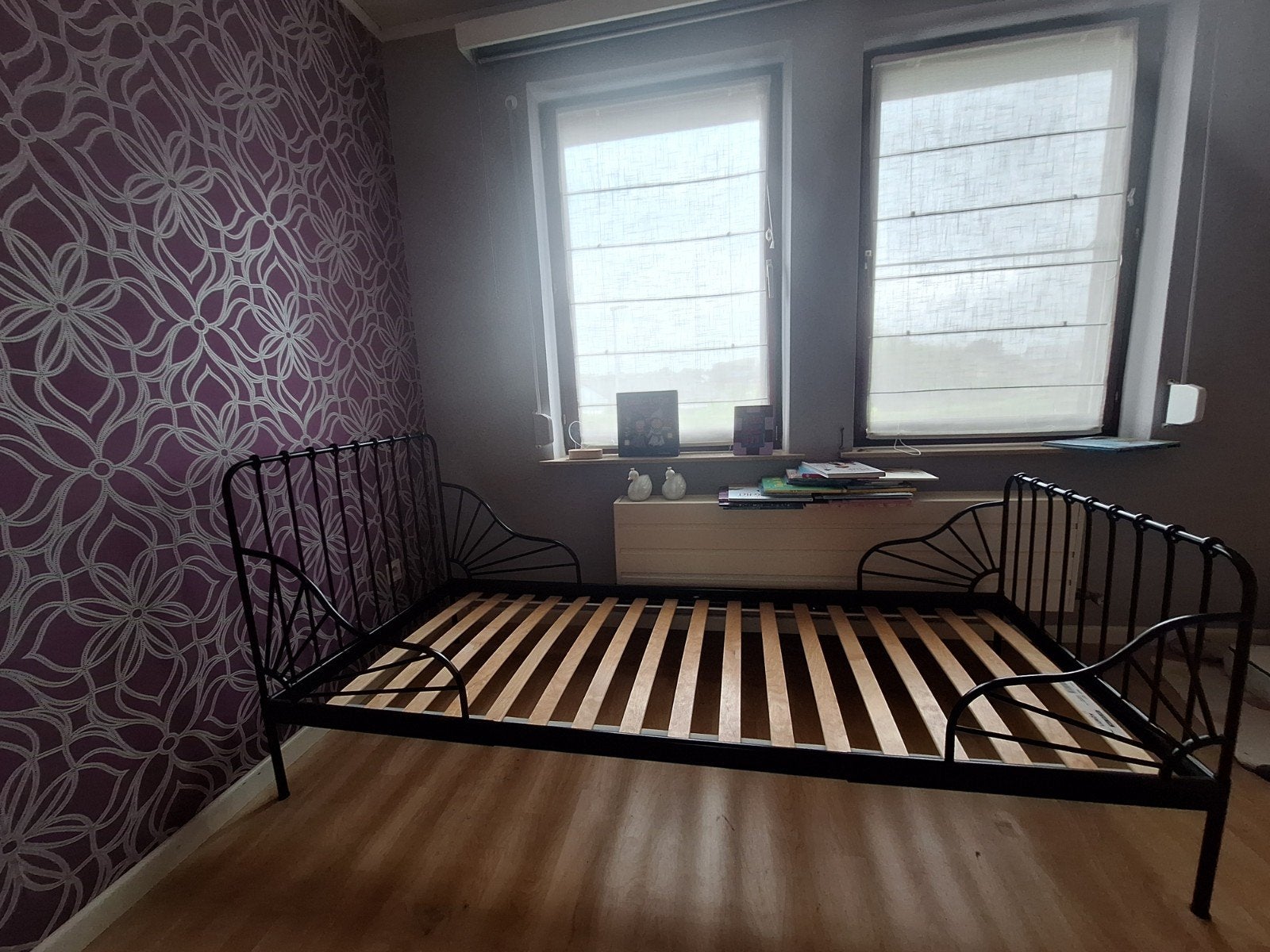 Ikea meegroeibed minnen zwart, Enlèvement, Utilisé, 180 cm ou plus, 70 à 85 cm