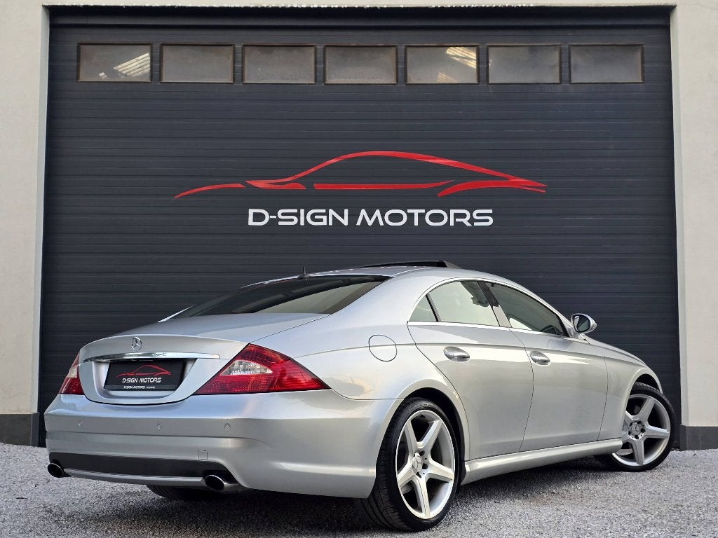 MERCEDES-BENZ CLS 350 V6 (272ch) AMG PACK 2005 189.971km, Autos, Cuir, Argent ou Gris, Achat, Entreprise
