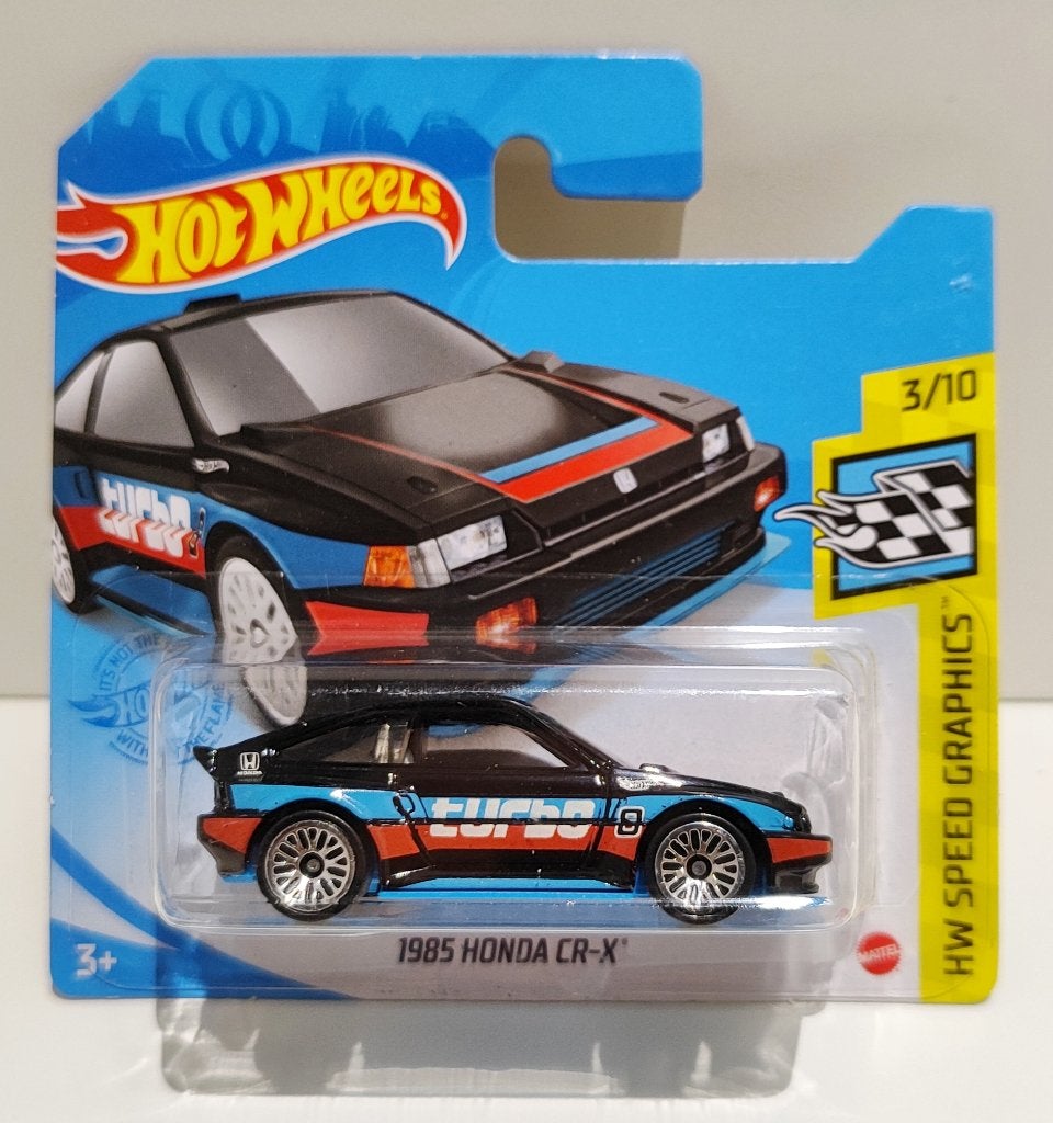 Hot Wheels 1985 Honda CRX Zwart (2021), Enlèvement ou Envoi