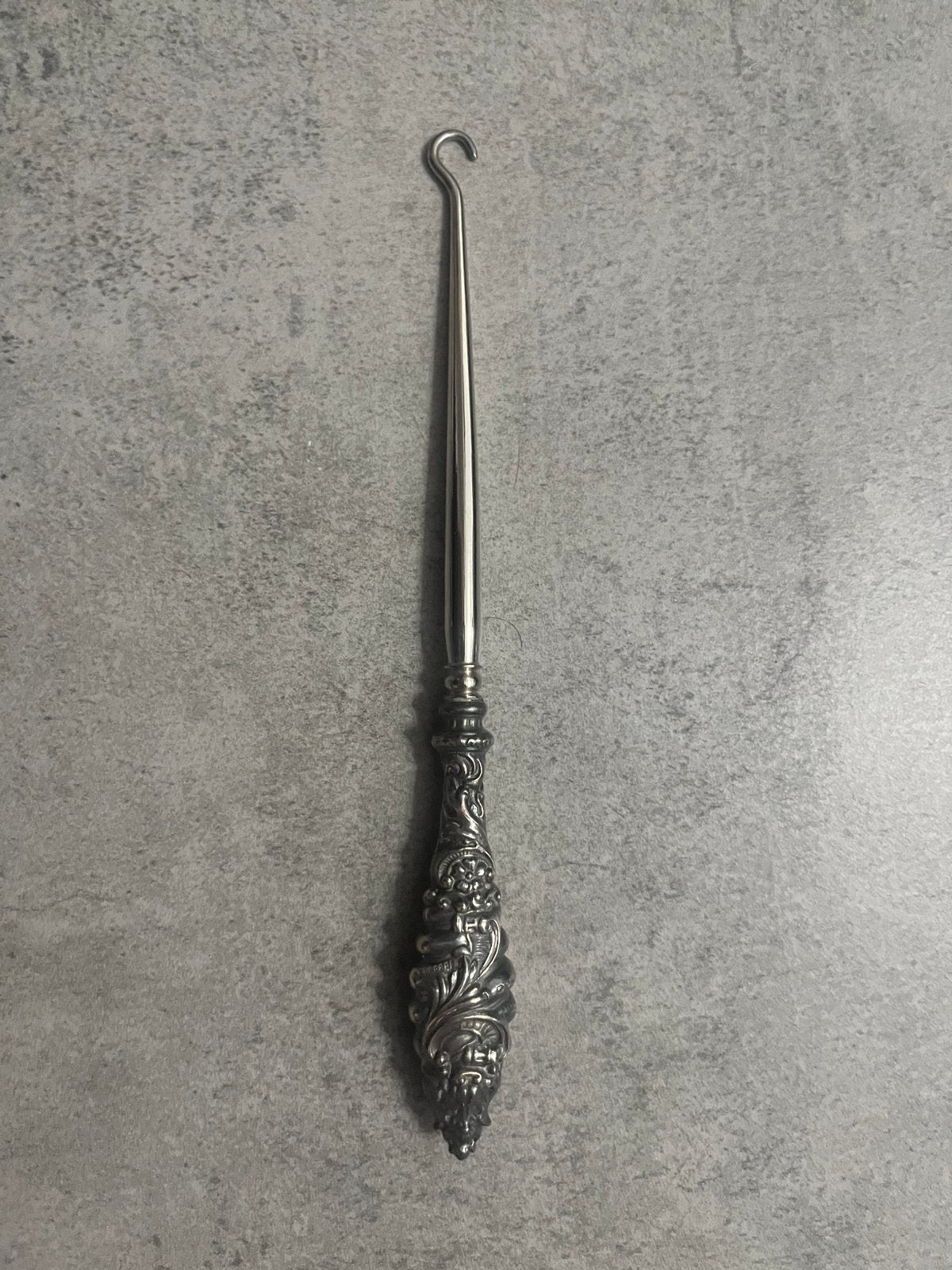 Knopenhaak, Antiek en Kunst, Ophalen, Zilver