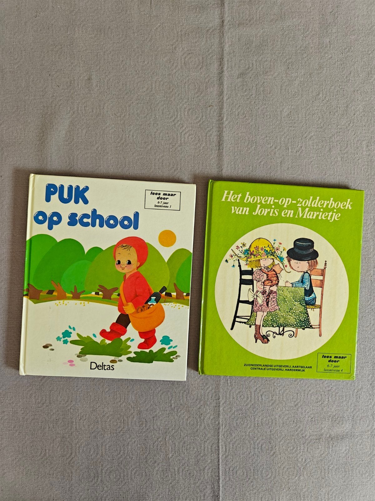 2 vintage boekjes, Livres, Livres pour enfants | 0 an et plus, Enlèvement ou Envoi