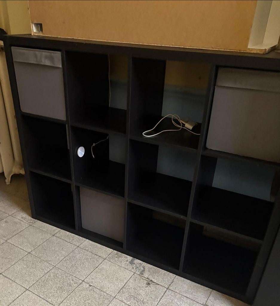 Étagère ikea noir, Huis en Inrichting, Kasten | Roldeurkasten en Archiefkasten, Ophalen