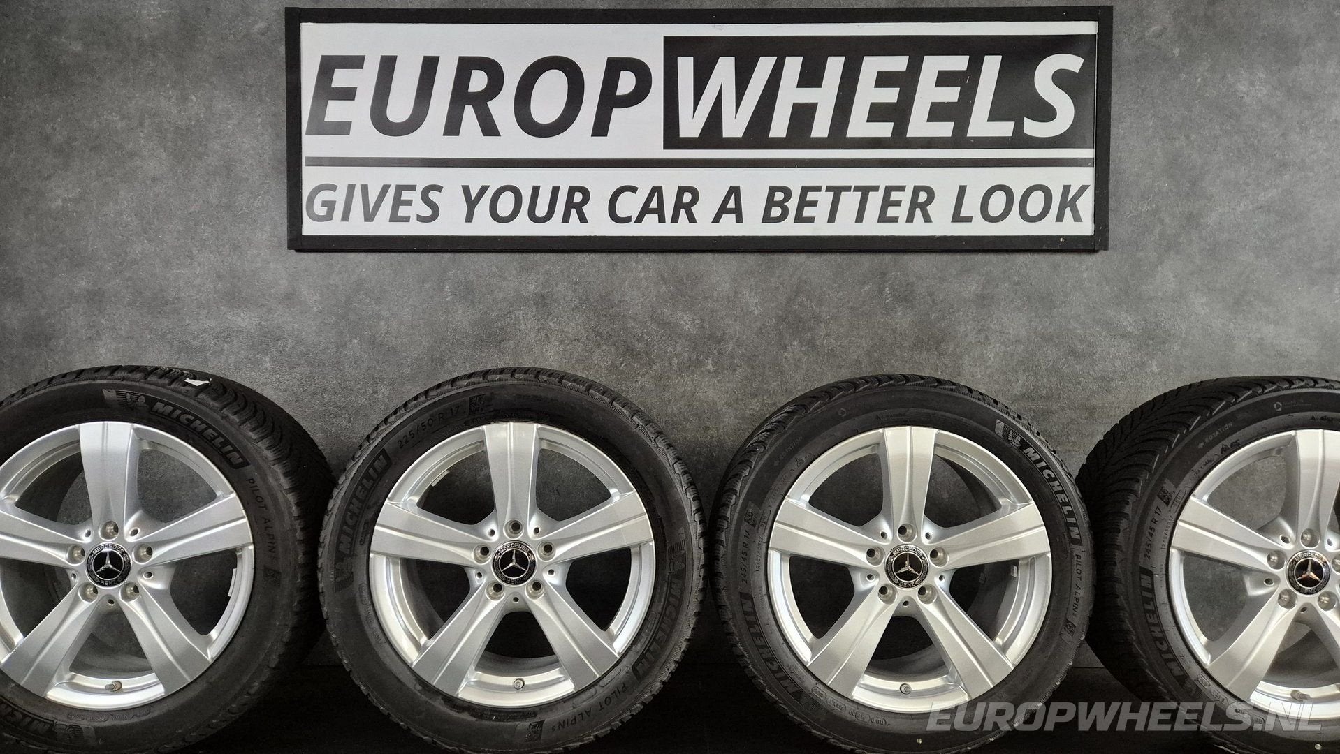 17 inch Mercedes velgen C klasse W206 S206 winterbanden DEMO, Auto-onderdelen, Gebruikt, -, -, Banden en Velgen