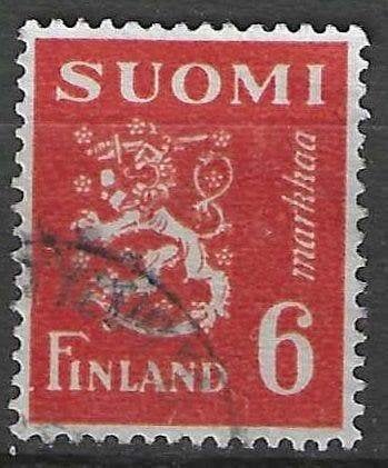 Finland 1945/1948 - Yvert 297 - Wapenschild - 6 m. (ST), Verzenden, Finland, Gestempeld