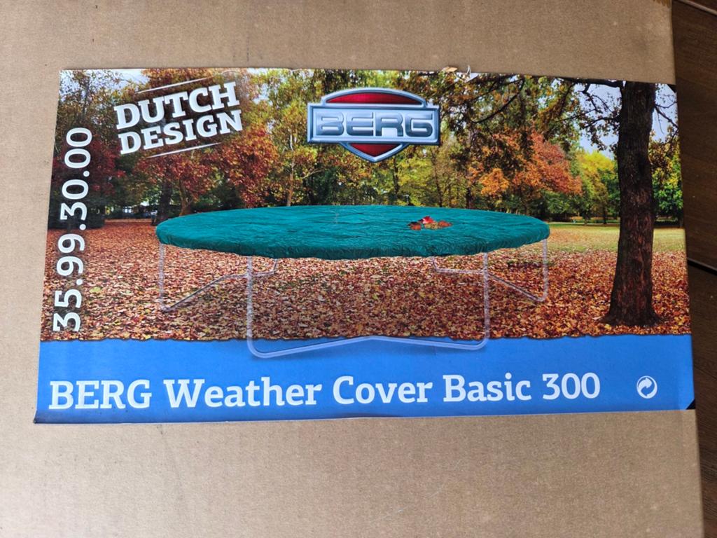 Berg weather cover 300, Kinderen en Baby's, Speelgoed | Buiten | Trampolines, Ophalen
